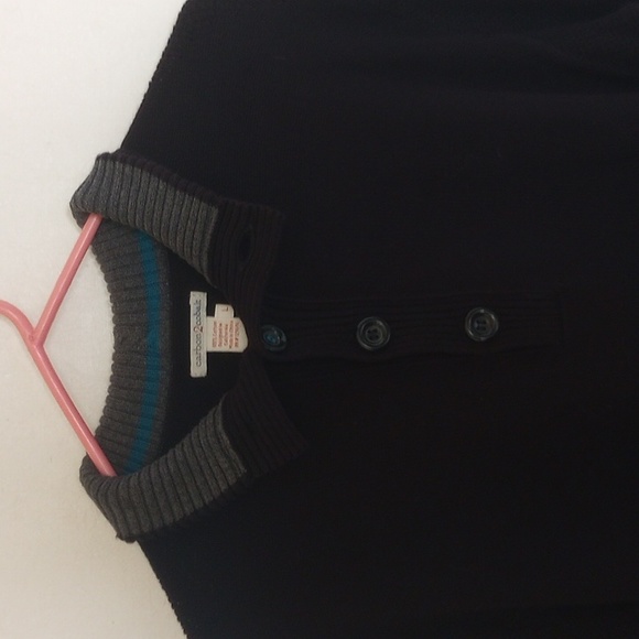 Carbon 2 Cobalt Men's Polo Sweater Long Sleeve Size L - Picture 2 of 6